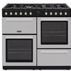 MONTPELLIER MDFRC100X 39 inch Dual Fuel Range Cooker - Inox & Chrome - 7 gas burners