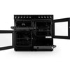 MONTPELLIER MDFRC100X 39 inch Dual Fuel Range Cooker - Inox & Chrome - 7 gas burners
