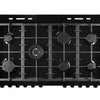 MONTPELLIER MDFRC100X 39 inch Dual Fuel Range Cooker - Inox & Chrome - 7 gas burners
