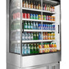 Adexa BLUEL504 Commercial Multi Deck Display Refrigerator :Stainless Steel