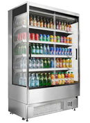 Adexa BLUEL504 Commercial Multi Deck Display Refrigerator :Stainless Steel