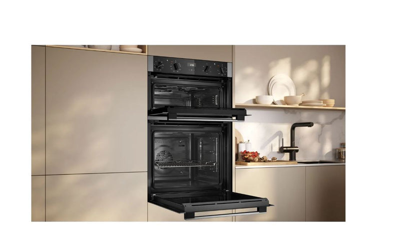 NEFF N50 U1ACE2AN3B Built In Electric Double Oven - Stainless Steel