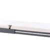 NETTUNO Luxury Sun Lounger with Cushion : Metal Light Beige