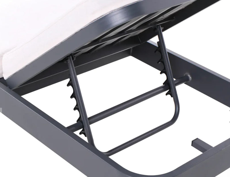 NETTUNO Luxury Sun Lounger with Cushion : Metal Light Beige