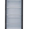 Nisbets Essentials Upright Display Fridge Cooler Black - 346Ltr