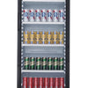 Nisbets Essentials Upright Display Fridge Cooler Black - 346Ltr