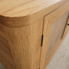 Oak Rattan TV Cabinet