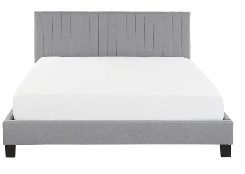 POITIERS Bed Fabric 180 x 200 cm ( King) Light Grey