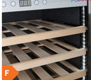 Polar G-Series Single Zone Wine Fridge Stainless Steel 187 bottles