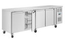 Polar U-Series Four Door Counter Fridge 553Ltr