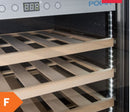 Polar G-Series Dual Zone Wine Fridge Stainless Steel - 172 Bottles