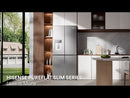 Hisense PureFlat RQ5P470SYID Non-Plumbed American Fridge Freezer - Stainless Steel