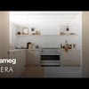 Smeg Portofino CPF92GMX 90cm wide Dual Fuel Range Cooker with Gas Hob - Stainless Steel