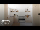 Smeg Opera A5-81 Dual Fuel Range Cooker with Gas Hob - Stainless Steel