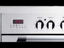 DeLonghi 90cm Modern single cavity dual fuel Range Cooker in Stainless Steel