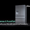 HISENSE PureFlat RF540N4WIE Fridge Freezer - Stainless Steel