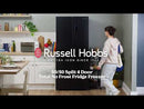 Russell Hobbs RH180A4FF802E1SS Frost Free American Fridge Freezer - Stainless Steel
