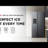 TCL 591 Litre Side by Side American Fridge Freezer - Stainless Steel (Water + Ice)