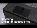 Samsung Infinite Range CombiHob NZ84T9747VK 83cm Induction Extractor Hob - Black