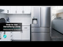 Hisense PureFlat RF749N4SWSE Non-Plumbed Total No Frost American Fridge Freezer - Stainless Steel