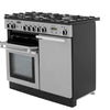 Rangemaster Professional Plus PROP100DFFSS/C 100cm wide Dual Fuel Range Cooker with Gas Hob