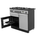Rangemaster Professional Plus PROP100DFFSS/C 100cm wide Dual Fuel Range Cooker with Gas Hob