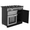 Rangemaster Professional Plus PROP100DFFSS/C 100cm wide Dual Fuel Range Cooker with Gas Hob