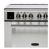 Rangemaster Professional Plus 60 PROPL60EISS/C 60cm Wide Double Oven Electric Cooker with Induction Hob - Stainless Steel / Chrome