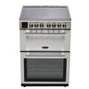 Rangemaster Professional Plus 60 PROPL60EISS/C 60cm Wide Double Oven Electric Cooker with Induction Hob - Stainless Steel / Chrome