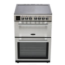 Rangemaster Professional Plus 60 PROPL60EISS/C 60cm Wide Double Oven Electric Cooker with Induction Hob - Stainless Steel / Chrome