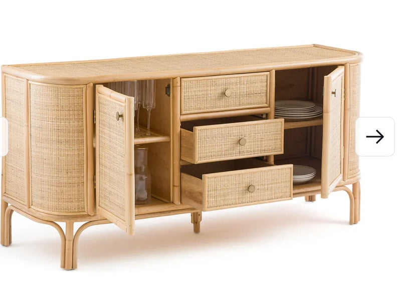 Ladara Rattan Sideboard