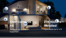 Reolink 12MP UHD PoE Premium 4 Camera Solar Home Security System