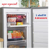 Russell Hobbs RH143FZ552E1SS 143cm Small Upright Freezer - Stainless Steel