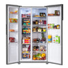 Russell Hobbs RH90AFF201SS Total No Frost American Fridge Freezer - Stainless Steel