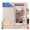 Russell Hobbs RH177BILFFF1E1 177cm 70/30 Integrated Fridge Freezer with Sliding Door Hinge - White