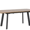 SALVADOR Extending Dining Table : Dark Brown 160/200 cm 90 cm