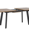 SALVADOR Extending Dining Table : Dark Brown 160/200 cm 90 cm