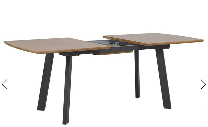 SALVADOR Extending Dining Table : Dark Brown 160/200 cm 90 cm