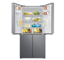 Samsung RF48A401EM9 Non-Plumbed Total No Frost American Fridge Freezer - Gentle Silver Matt