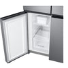 Samsung RF48A401EM9 Non-Plumbed Total No Frost American Fridge Freezer - Gentle Silver Matt