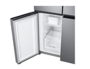 Samsung RF48A401EM9 Non-Plumbed Total No Frost American Fridge Freezer - Gentle Silver Matt