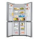 Samsung RF48A401EM9 Non-Plumbed Total No Frost American Fridge Freezer - Gentle Silver Matt