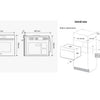 Samsung Series 4 NQ5B4553FBS Wifi Connected Built In Compact Electric Single Oven with Microwave Function