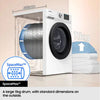 SAMSUNG Series 5 AI Energy WD11DG5B15BEEU WiFi-enabled 11 kg Washer Dryer - White