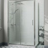 Diamond Sliding Shower Enclosure 1200 x 800mm - 8mm