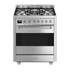 Smeg C7GPX9 Symphony Dual Fuel Range Cooker Stainless Steel : 28 Inches wide