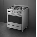 Smeg C7GPX9 Symphony Dual Fuel Range Cooker Stainless Steel : 28 Inches wide