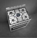 Smeg C7GPX9 Symphony Dual Fuel Range Cooker Stainless Steel : 28 Inches wide