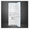 Smeg 50s Style Retro Right Hand Hinge FAB38RPB6 205cm Frost Free Fridge Freezer - Pastel Blue