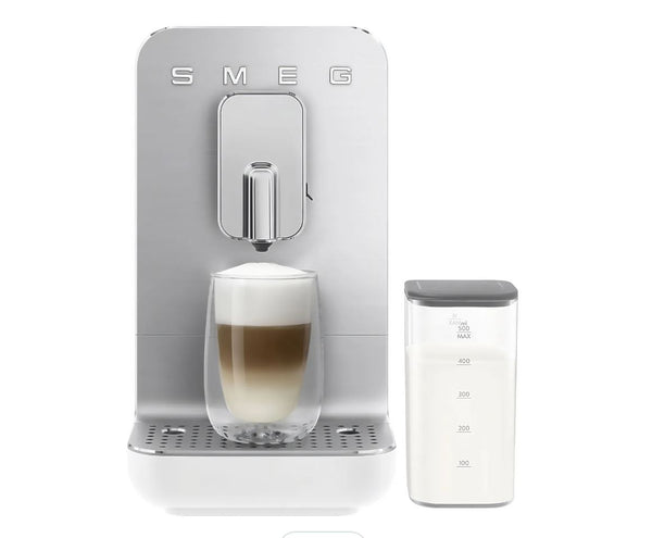 Smeg 50's Style BCC13WHMUK Bean to Cup Coffee Machine - Matte White